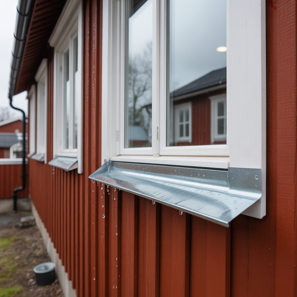 fonsterbleck i plat lutning montering och kostnad